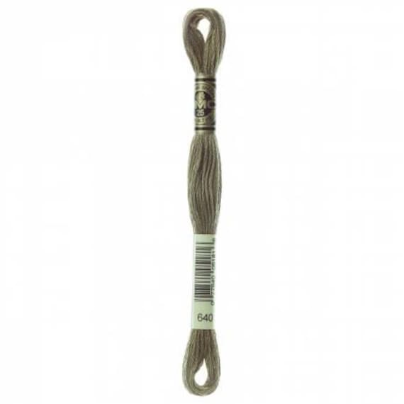 DMC Six Strand Embroidery Floss - 640 - 642 - 644 - 645 - 646