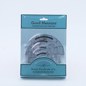 Good Measure Amanda Murphy Circle Set of 5- Quilting Rulers