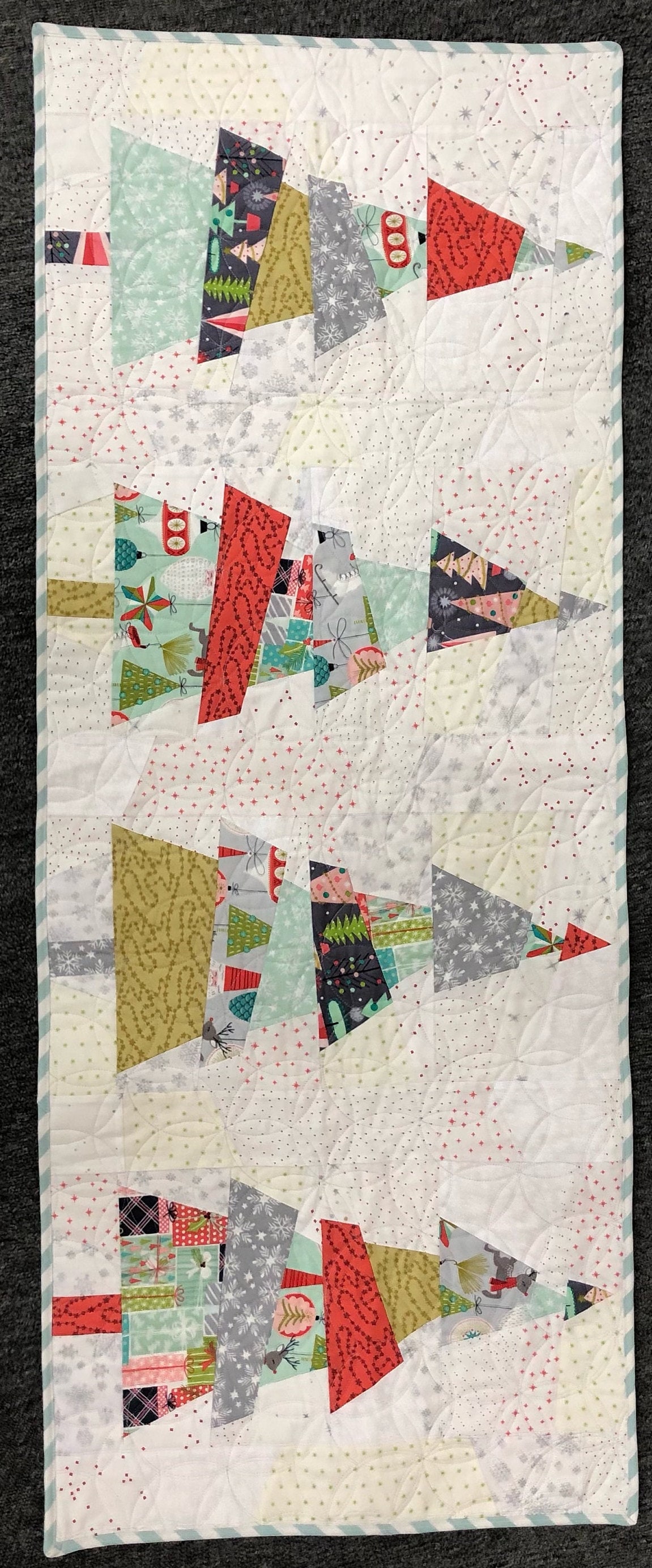 Crazy Christmas Trees Quilt Pattern or Kit From Cut Loose Etsy