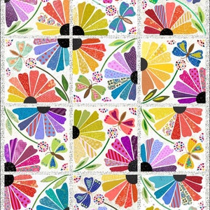 Garden Party Quilt Pattern by Fiberworks