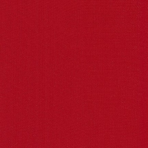 May include: Solid red fabric with a subtle texture.