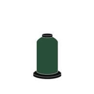 May include: A spool of dark green thread.