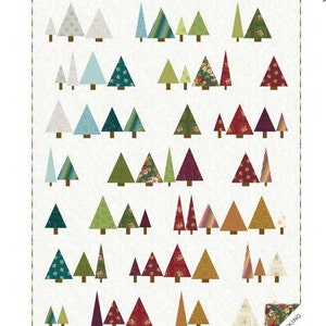 Natale Trees Quilt kit by Giucy Giuce