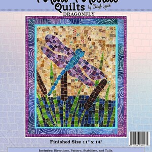 Dragonfly Mini Mosaic Quilt Pattern  - by Cheryl Lynch