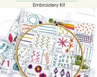 30 Day Sampler Embroidery Kit- Jennifer Jangles