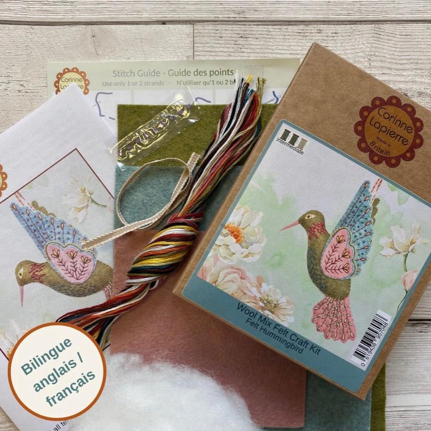 Kit De Couture En Feutrine Corinne Lapierre - Niveau Intermédiaire - DIY Pochette - Neuf