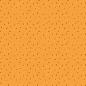 May include: A seamless pattern of small, orange lightning bolts on a solid orange background.