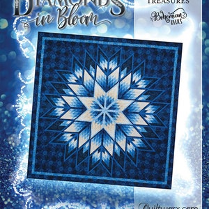 Diamonds in Bloom Quilt Pattern From Quiltworx - Judy Niemeyer Quilting - Tula Pink Fabric