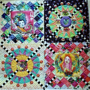 Queens Cross Quilt Pattern by Jen Kingwell Template, Pattern, Tool Options image 1