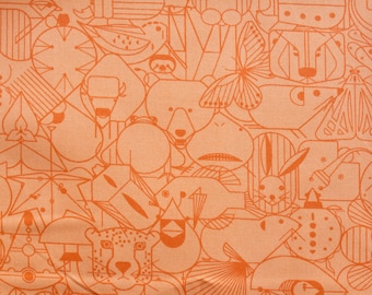Charley Harper - Birch Fabrics - End Papers - CH-300-PUMPKIN