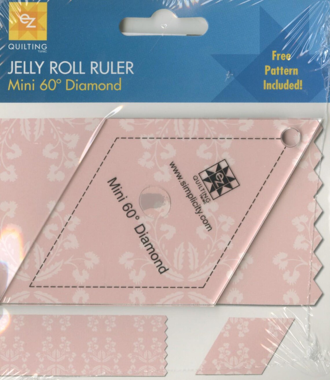 EZ Quilting - Jelly Roll Ruler - Mini 60 Degree Diamond - Etsy
