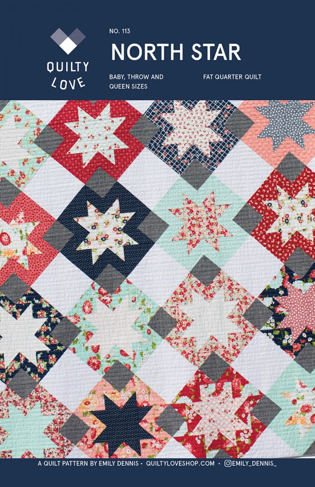 North Star Quilt Pattern Quilt Pattern From Quilty Love by Dennis