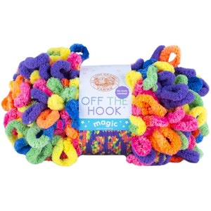 Lion Brand Off The Hook Magic Yarn - Fast and Easy Project