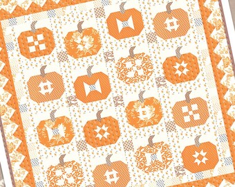 Pumpkins And Cream Quilt Pattern by Fig Tree Quilts