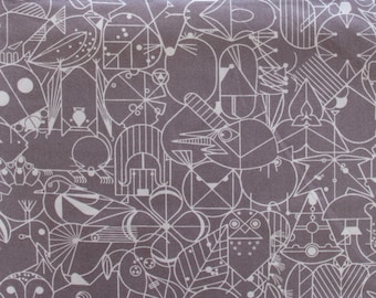Charley Harper - Birch Fabrics - End Papers - CH-300-RUFFLEDFEATHERS