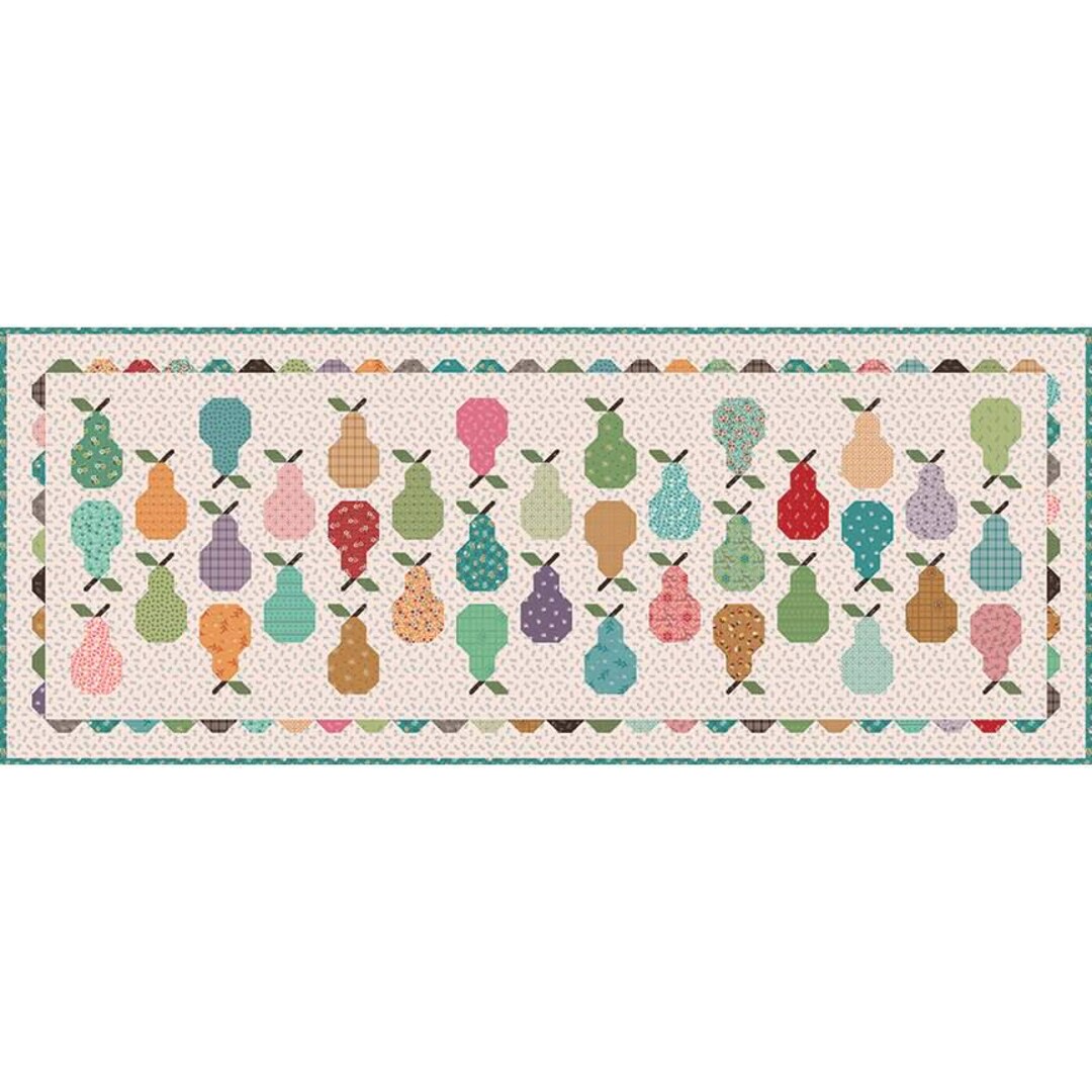 Lori Holt - Pretty Pears Table Runner Kit - Factory Packaged - Etsy