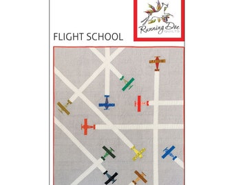 Flight School Quilt Pattern - by Running Doe Quilts