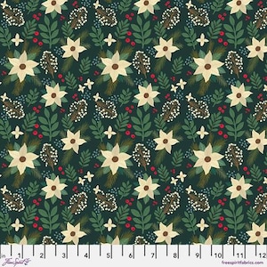 FreeSpirit - Mia Charro - Cabane de Noël - Fleurs d'hiver de Noël - PWMC095.XGREEN