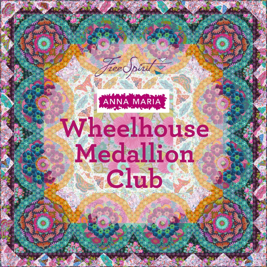 Wheelhouse Medallion Quilt Club Anna Marie Horner BACKING Etsy