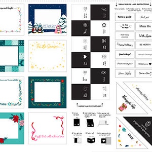 Figo - Holiday Quilt Label Panel - 90665-10