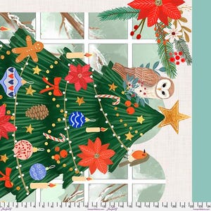 FreeSpirit - Mia Charro - Cabane de Noël - Panneau de Noël confortable - PWMC093.XPANEL