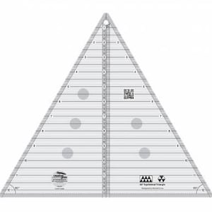 Creative Grids 60 Degree Triangle 12.5in Quilt Ruler -  CGRT12560