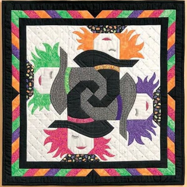 Witch Way??? Table Topper Quilt Pattern by EZ Patterns