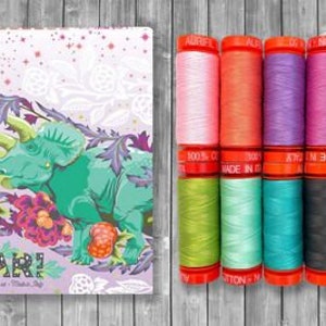 Tula Pink ROAR ! Aurifil Thread Premium Collection 50 wt, 10 Colors
