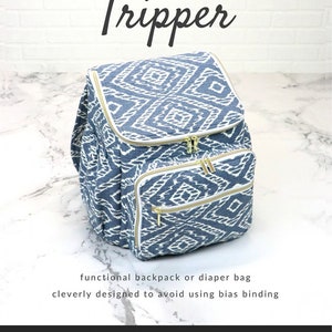 Tripper Bag Backpack Pattern - By Sallie Tomato