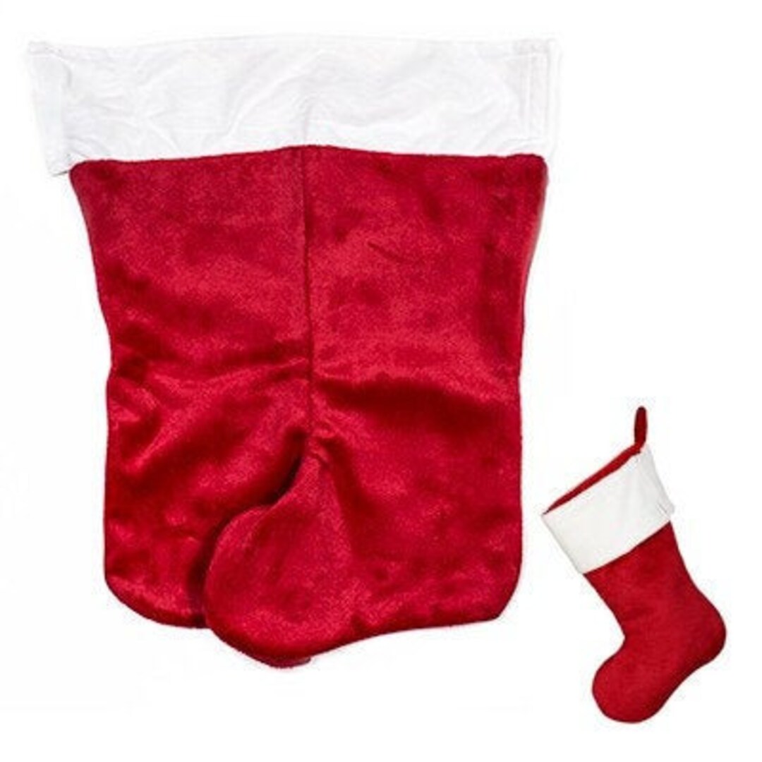 Christmas Stocking Embroidery Blanks Knit Stocking Blanks with Christm –  HolidayBlanks