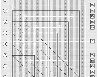 Creative Grids Stripology Mini Quilt Ruler - # CGRGE3