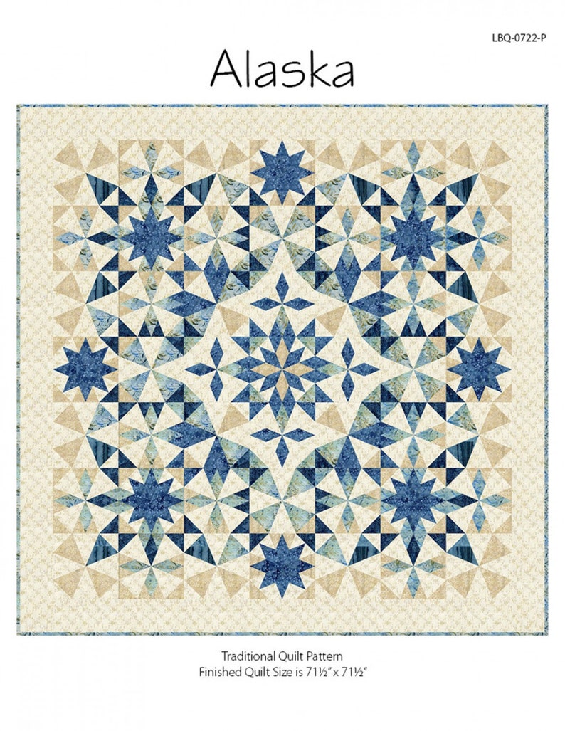 Block of the Month Edyta From Laundry Basket Quilts By Sitar Only 6 Fabrics Alaska Quilt Pattern