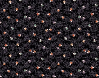 PBS Fabrics - Starlight Spooks - Spiders 12024247