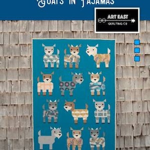 Kidding Around Goats Quilt Pattern by Art East Quilting Co