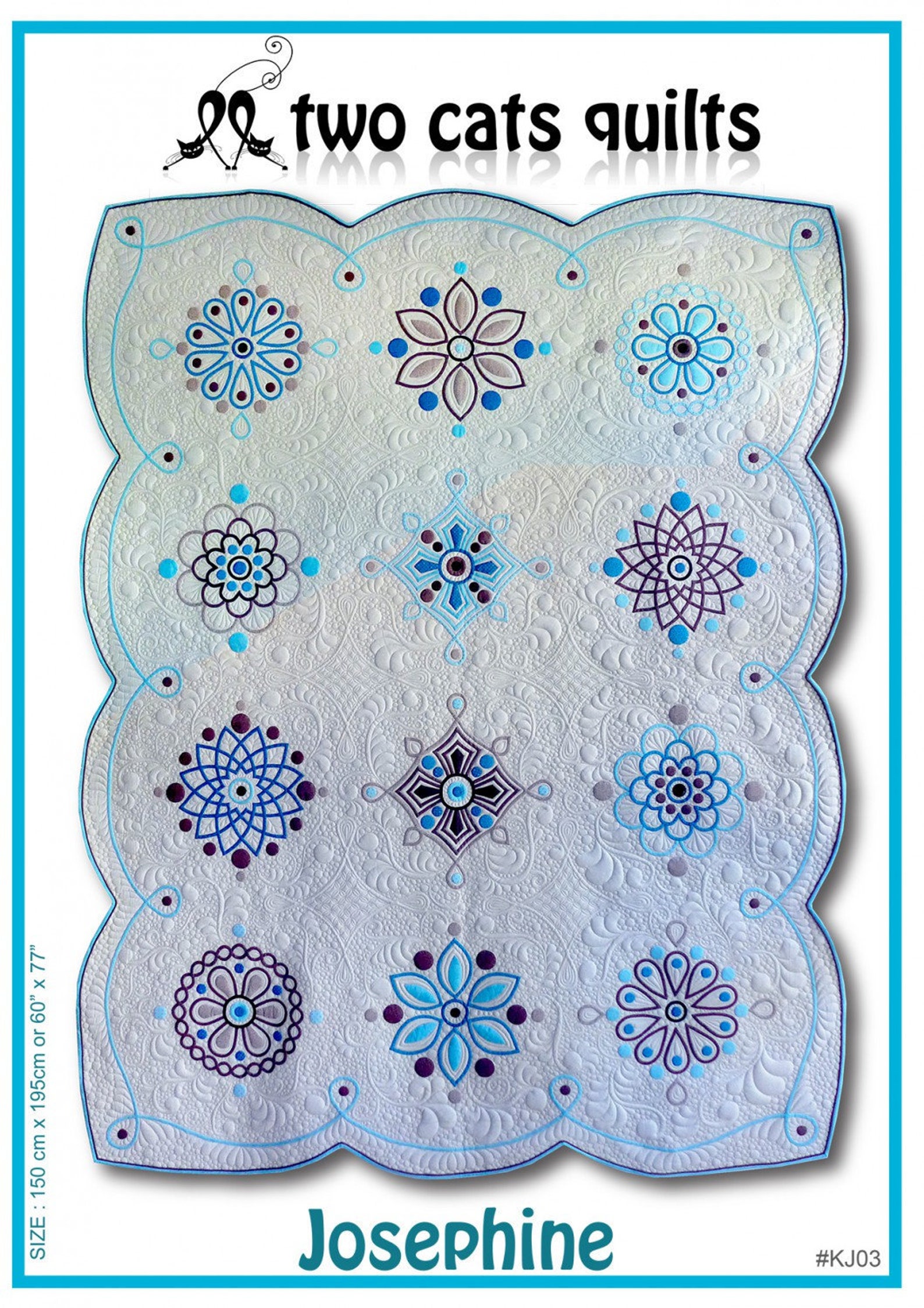 Josephine Quilt Pattern by Two Cats Quilts Etsy