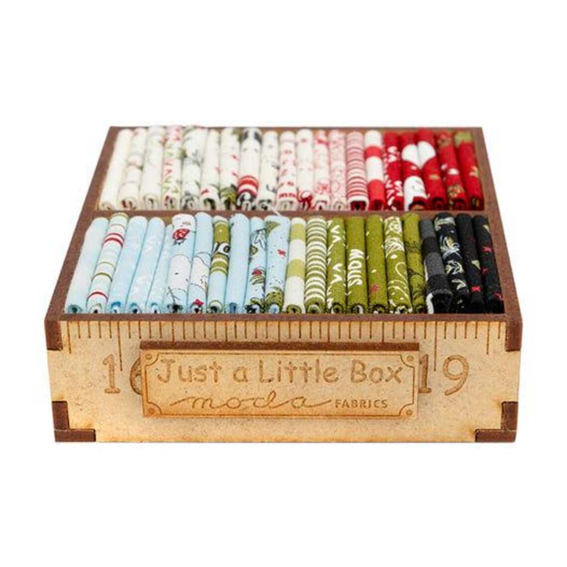 Moda - Little Wood Box - Emmit and Ivy Mini Quilt Kit - Just A Little ...