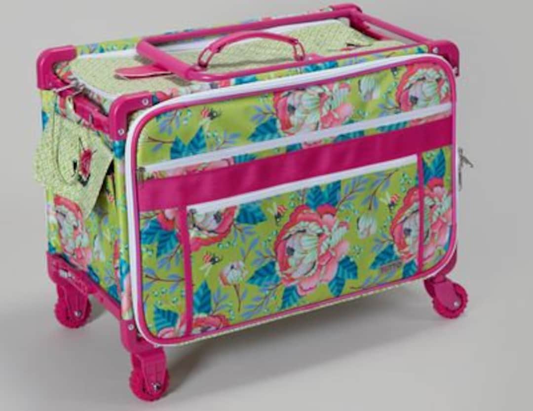 バッグ tk2L Tula Pink Sewing Machine Bag Kabloom XL Tutto Trolley - Etsy