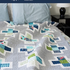 Plus Squared Quilt Pattern-  From Quilty Love By Dennis, Emily