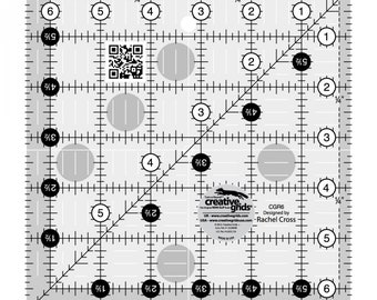 Creative Grids Quilt Ruler 6-1/2in Square