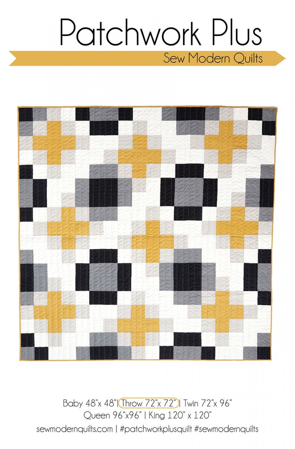 Patchwork Plus Quilt Pattern From Amy's Creative Side Etsy