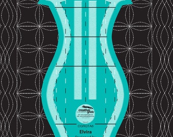 Creative Grids Quilting Tool Set - 4 Pack With Squiggy, Archie, Shorty & Slim Rulers