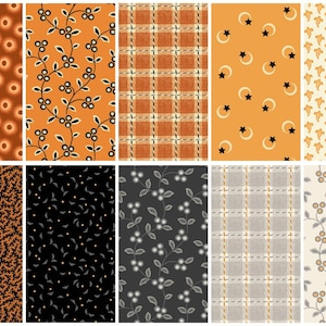 Andover - Midnight Moon Factory Cut Precuts - Fat Quarter Bundles Or 5" Squares