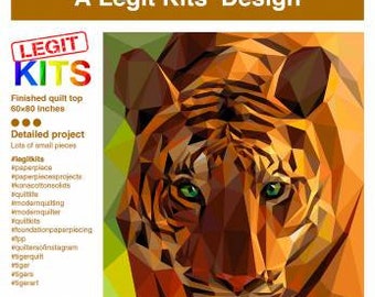 Legit Tiger Quilt Pattern von Legit Kits