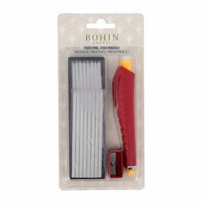 Chalk Pencil Refillable Cartridge Set Bohin - WHITE CHALK