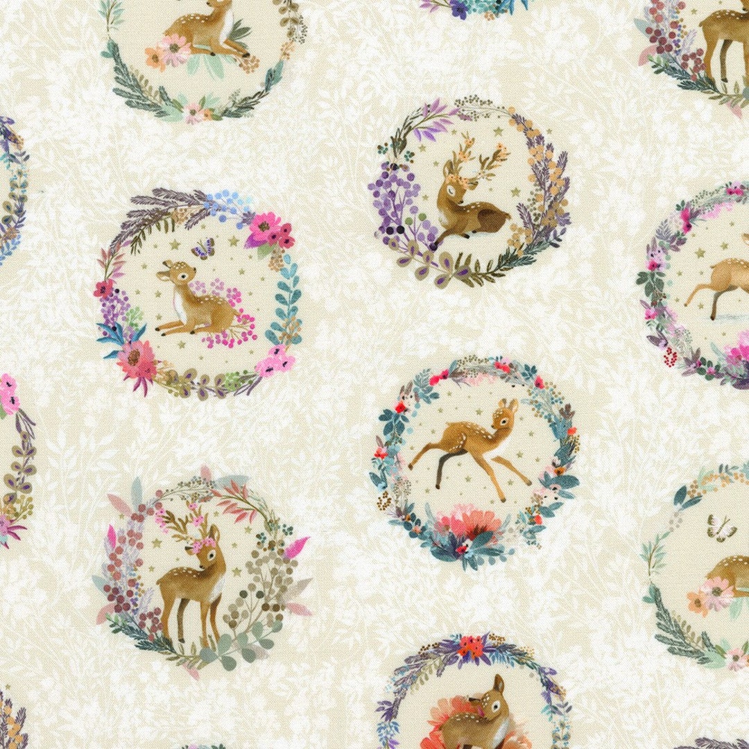 Robert Kaufman - Deer Wilds - AQOD-22715-90 PEARL - Etsy Canada