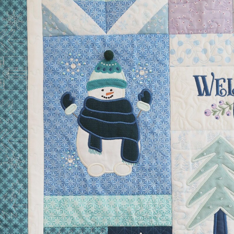 Kimberbell Enchanted Winter Feature Quilt Machine Embroidery Quilt ...