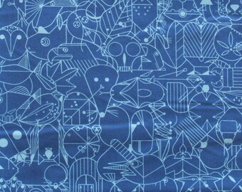 Charley Harper - Birch Fabrics - End Papers - CH-300-TWILIGHT