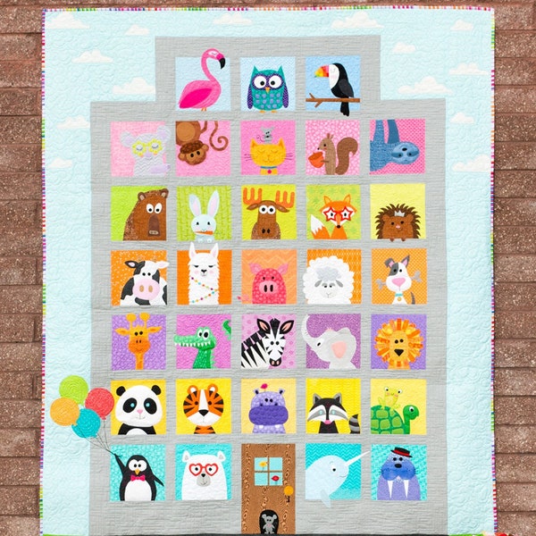 Zootropolis Quilt and Pillow Pattern by Sassafrass Lanes