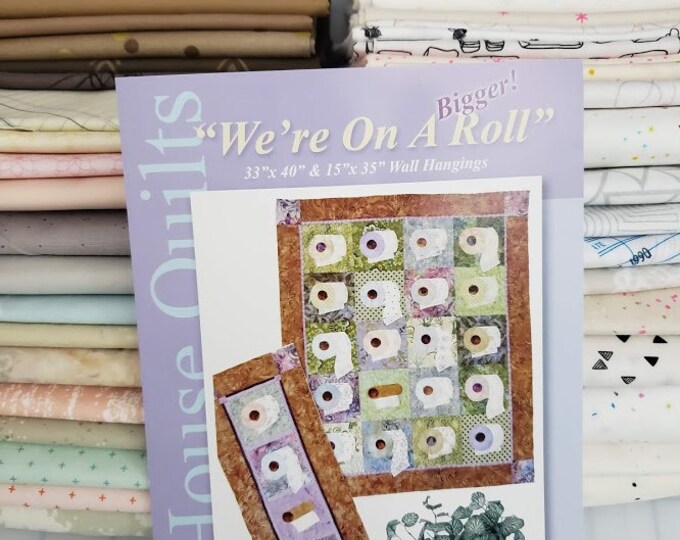 Toilet Paper Quilt Applique Kit by Java House Quilts FABRIC Etsy