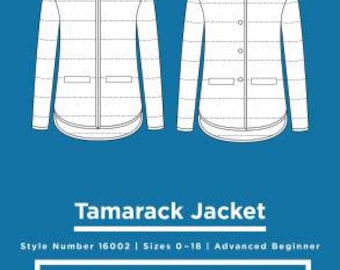 Tamarack Jacket Pattern Grainline - FreeSpirit Coat Story Pattern